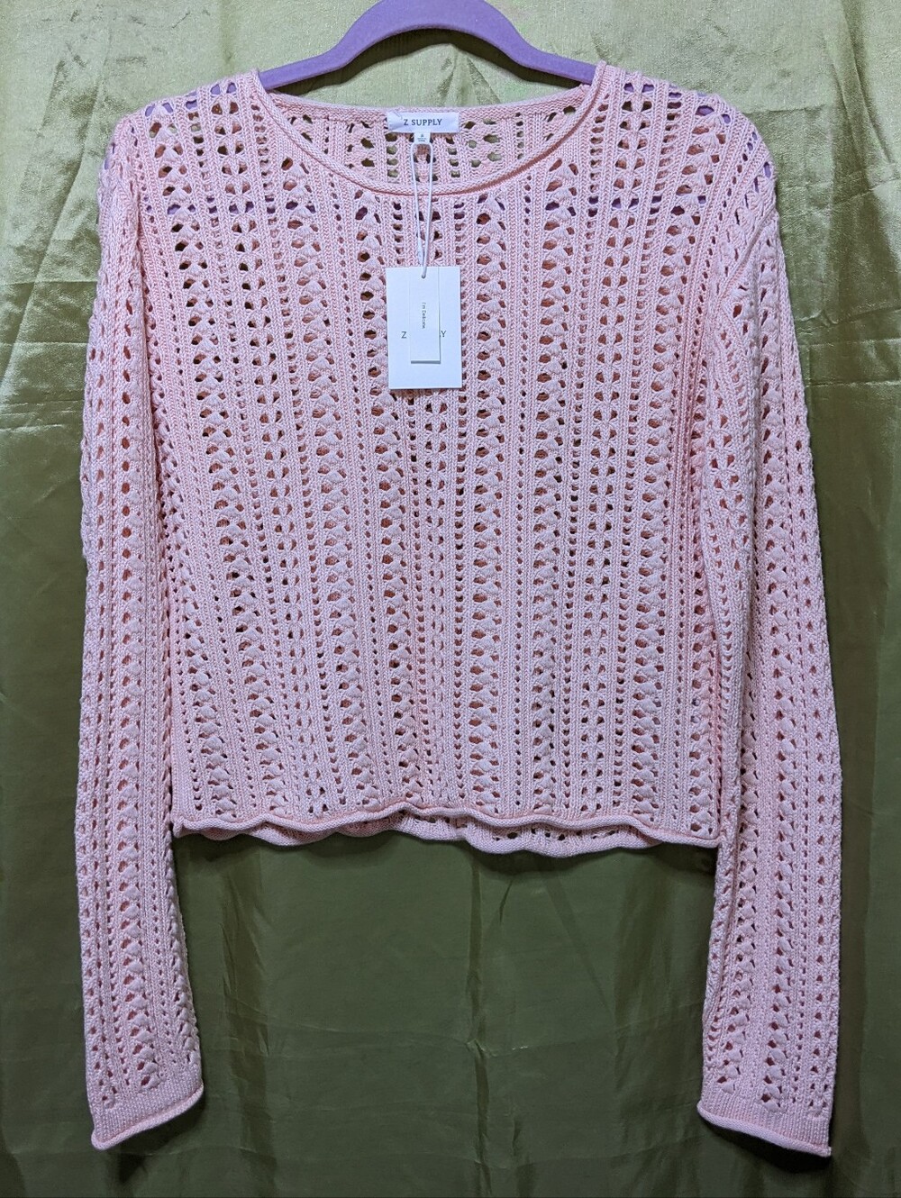 Z Supply Upland Crochet Sweater - Picture 5 of 8